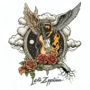 Stairway To Heaven  by Led Zeppelin  tattoo design idea