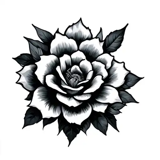 Solid Black tattoo design idea