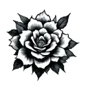 Solid Black tattoo design idea