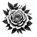 Solid Black tattoo design idea
