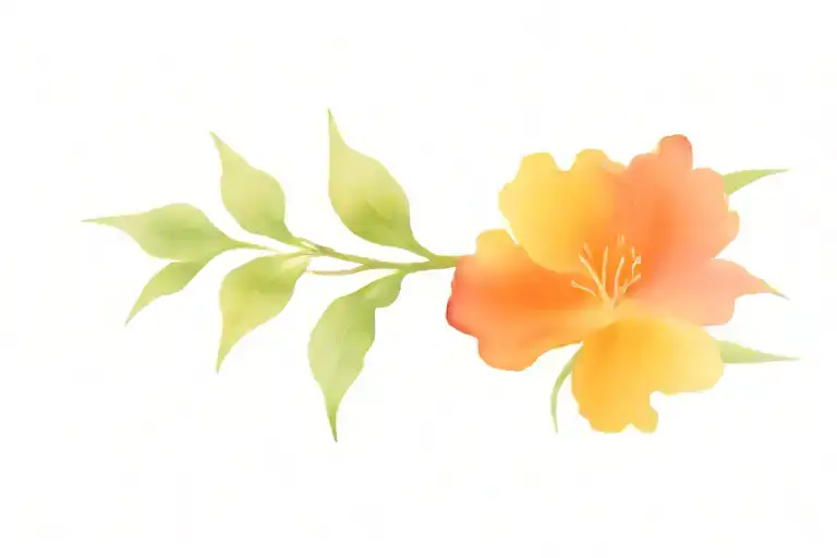 contentment tattoo design idea