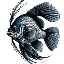 Fish tattoo design idea