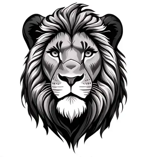 mufasa and simba lion king tattoo design idea