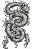 naga tattoo design idea