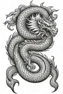 naga tattoo design idea