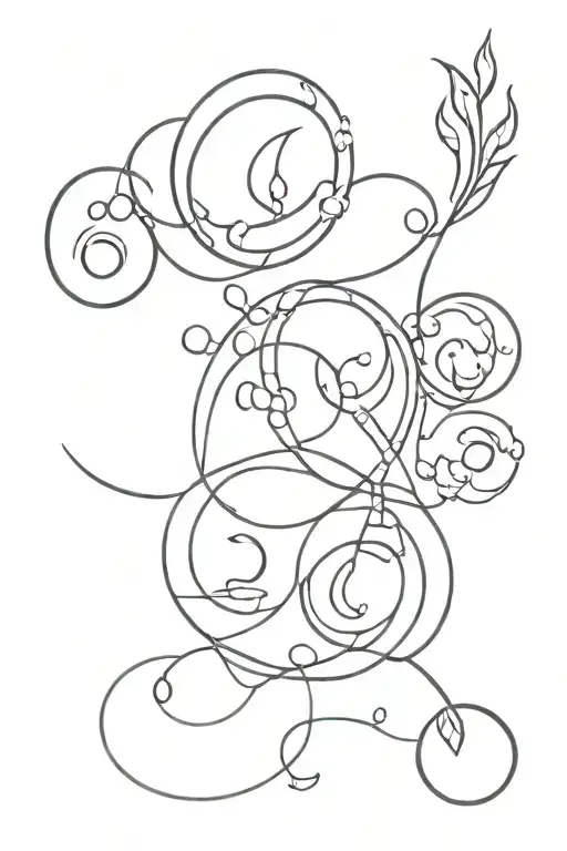 water earth fire air tattoo design idea