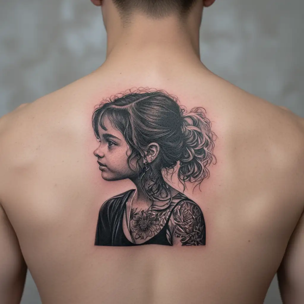 Granddaughter tattoo design idea