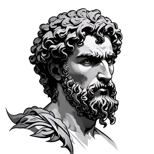 Milo Of Croton tattoo design idea