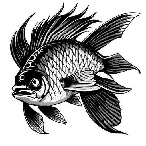 Arowana Hmong Tribal Tattoo tattoo design idea