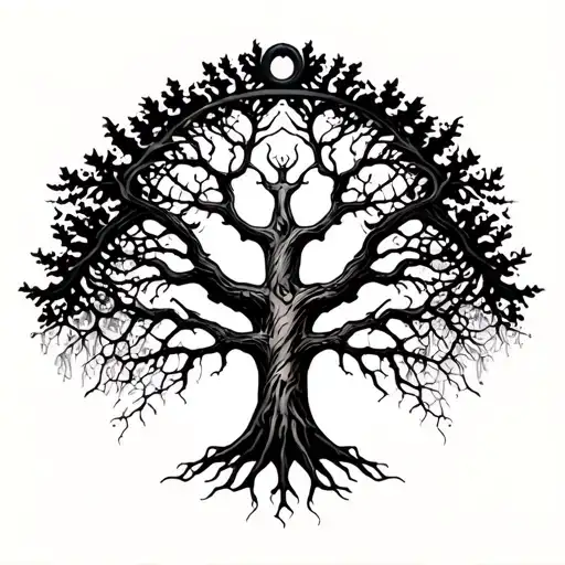 dead tree of life tattoo tattoo design idea