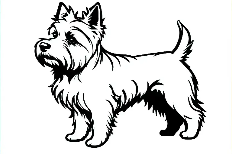cairn terrier memorial tattoo design tattoo design idea