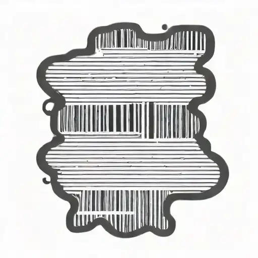 Barcode C549-B4 tattoo design idea