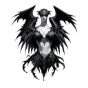Morrigan tattoo design idea