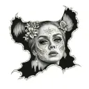 adele tattoo design idea