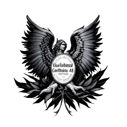 Corinthians 13 4 8 tattoo design idea