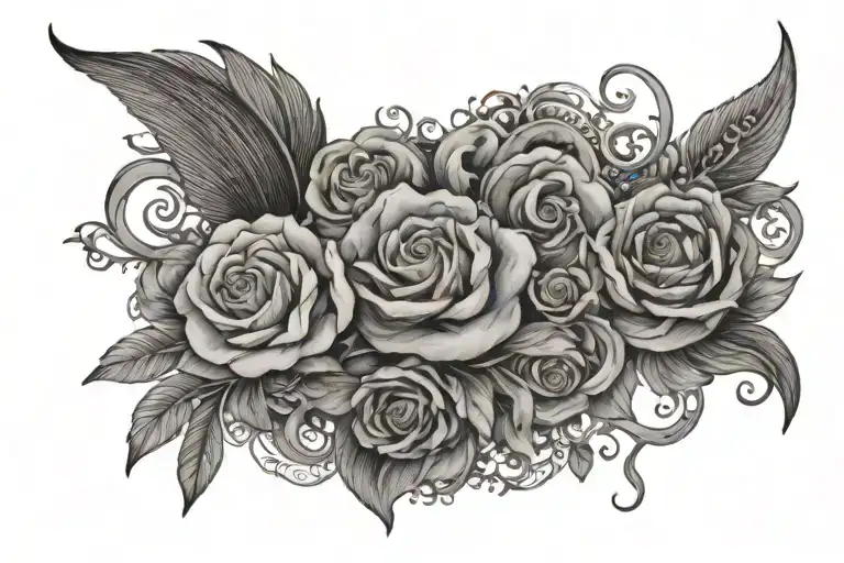 XI•XVII•MMXXI tattoo design idea