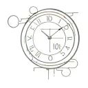 digital clock like text '00:01' tattoo design idea
