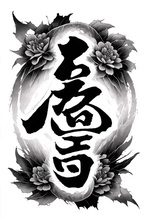 Kaizen Kanji symbol tattoo design idea