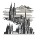 Cologne Cathedral tattoo design idea