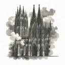Cologne Cathedral tattoo design idea
