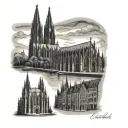 Cologne Cathedral tattoo design idea