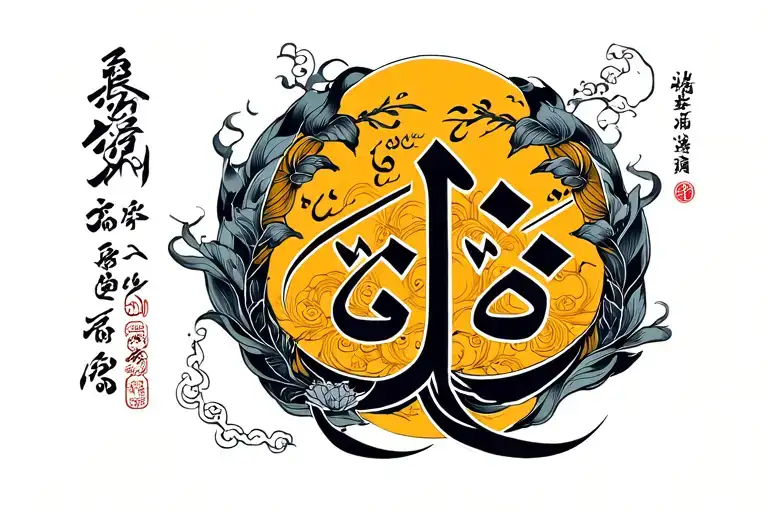 Allah Crimea tattoo design idea