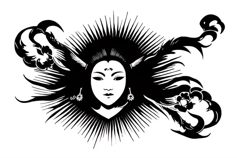 Asian tattoo design idea