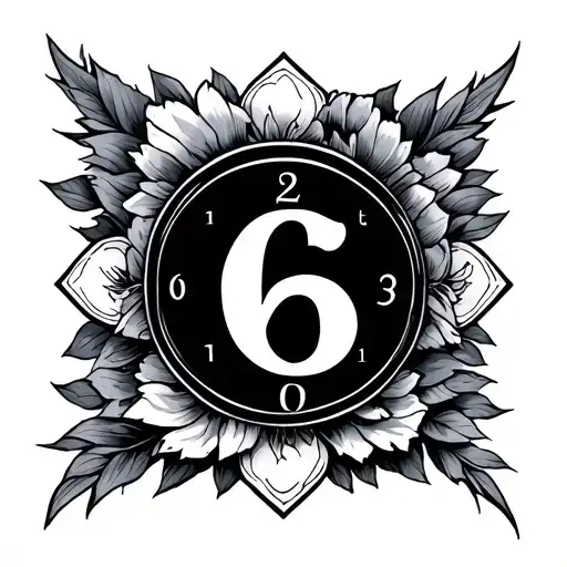 Numerology tattoo design idea