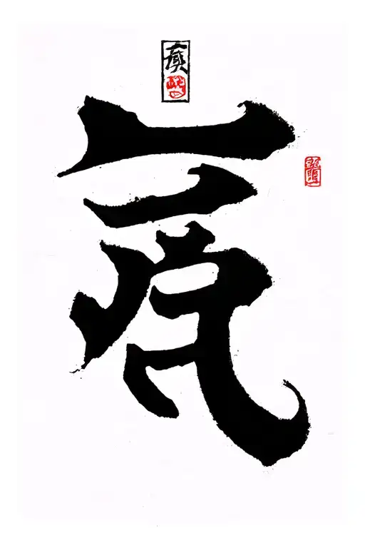 Gaara's forehead tattoo, the kanji "愛" (ai), signifies "love" and represents his journey from self-hatred to self-accept tattoo design idea