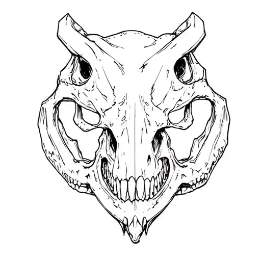 "Dinosaur skull" motorcycle helmet tattoo design idea