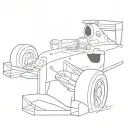 F1 car tattoo design idea