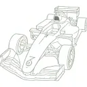 F1 car tattoo design idea