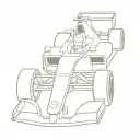 F1 car tattoo design idea