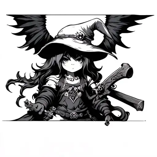 vivi ornitier final fantasy 9 tattoo design idea