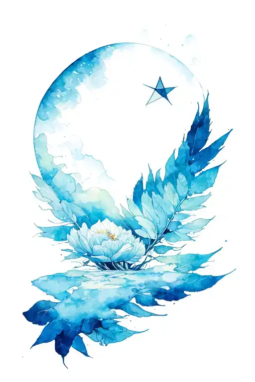 a tattoo from the band Sleep Token. Inspired depiction from the song Euclid tattoo design idea