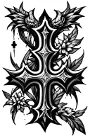 triple cross tattoo tattoo design idea