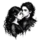 Aiden and Elisha tattoo design idea