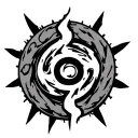 curse seal naruto tattoo design idea
