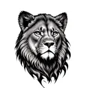 leon tattoo design idea