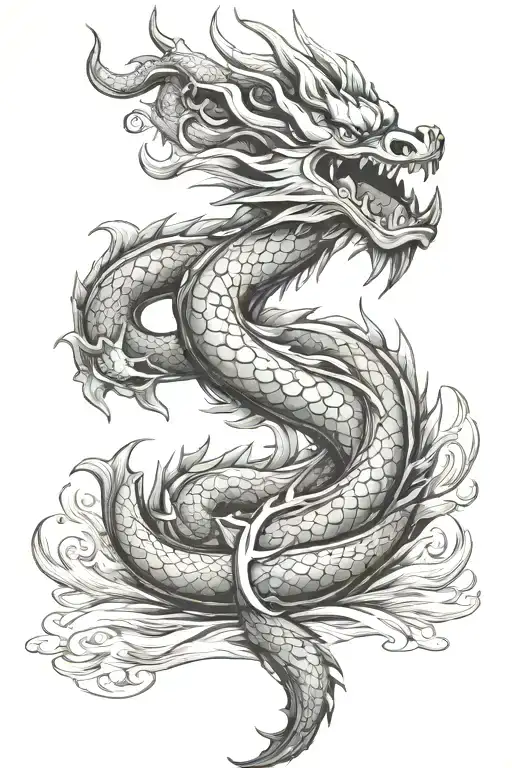 Dragon Boat tattoo design idea