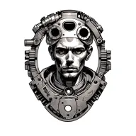 machinist tattoo design idea