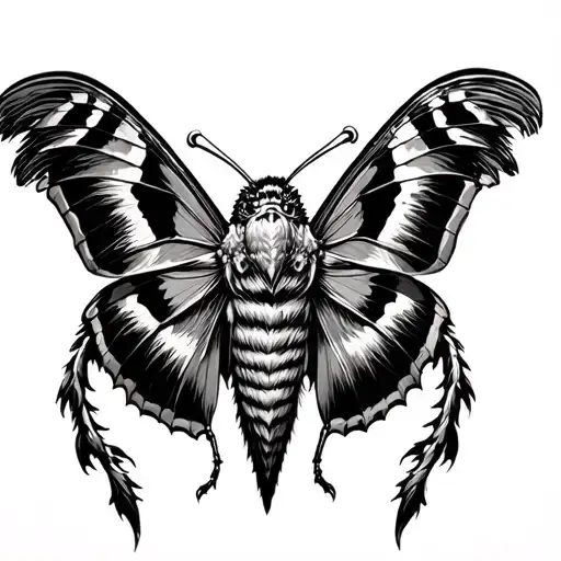 Chief Moth tattoo design idea