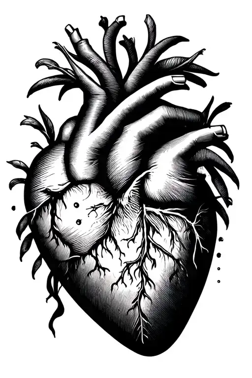 Lyrics J S T A B S.unidas with a heart in half tattoo design idea