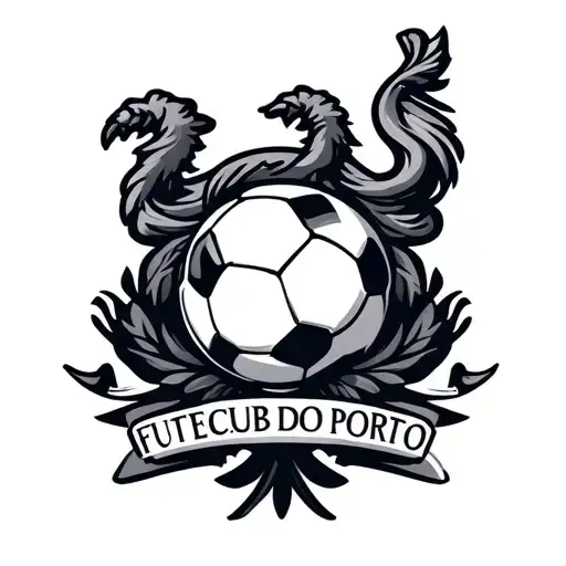 Symbol of Ligotype Futebol Clube do Porto and Rosa tattoo design idea