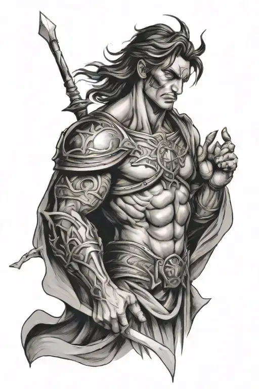 "Hero Of God" tattoo design idea