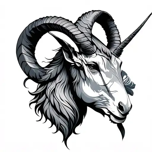 Libra And Capricorn tattoo design idea