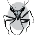Mantis tattoo design idea