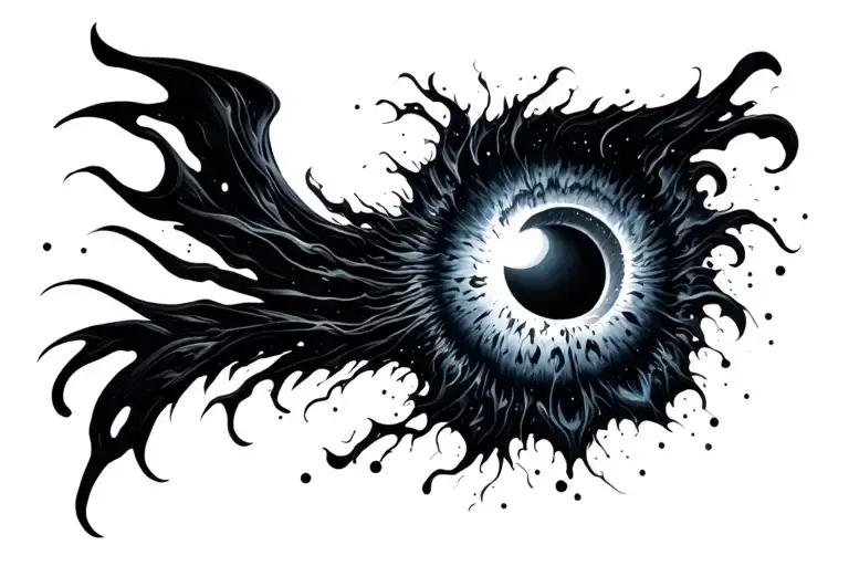 black hole realistic tattoo design tattoo design idea
