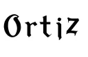 "Ortiz" tattoo design idea