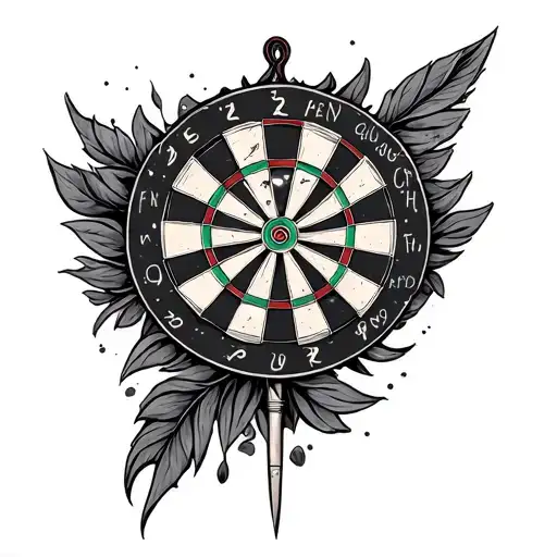 Dart tattoo design idea